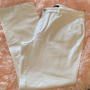 EC Gloria Vanderbilt White Jean Skimmer Capris